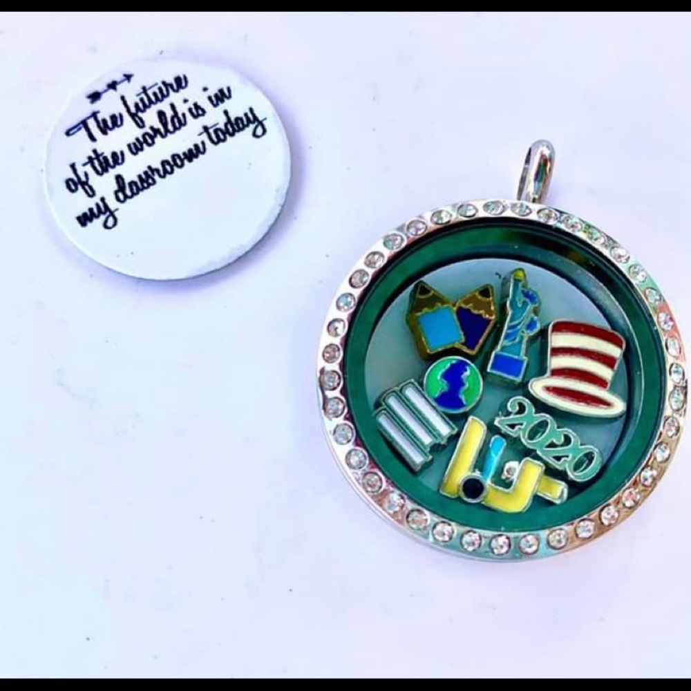 Design a charm locket for a special teacher!